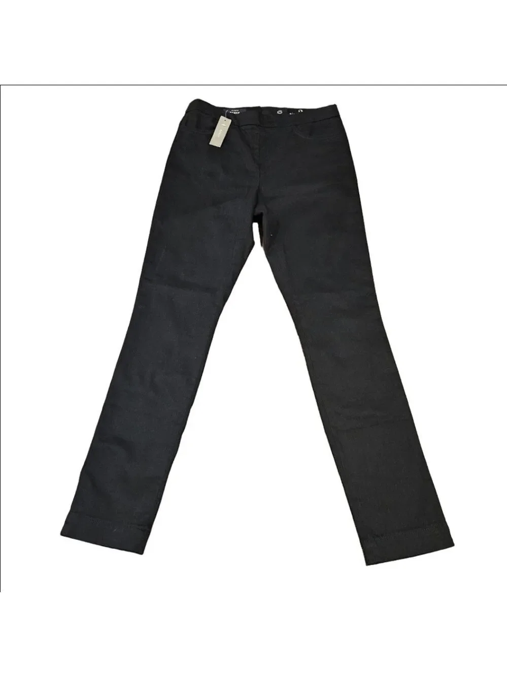 J. Crew NWT Women's Dannie Black pants with Rear Zipper, Size 2